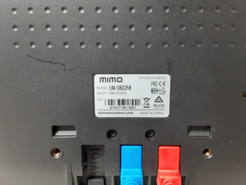 Mimo Monitors Vue HD UM-1080CP-B 10.1\\" Black LCD Touchscreen Monitor, Read _