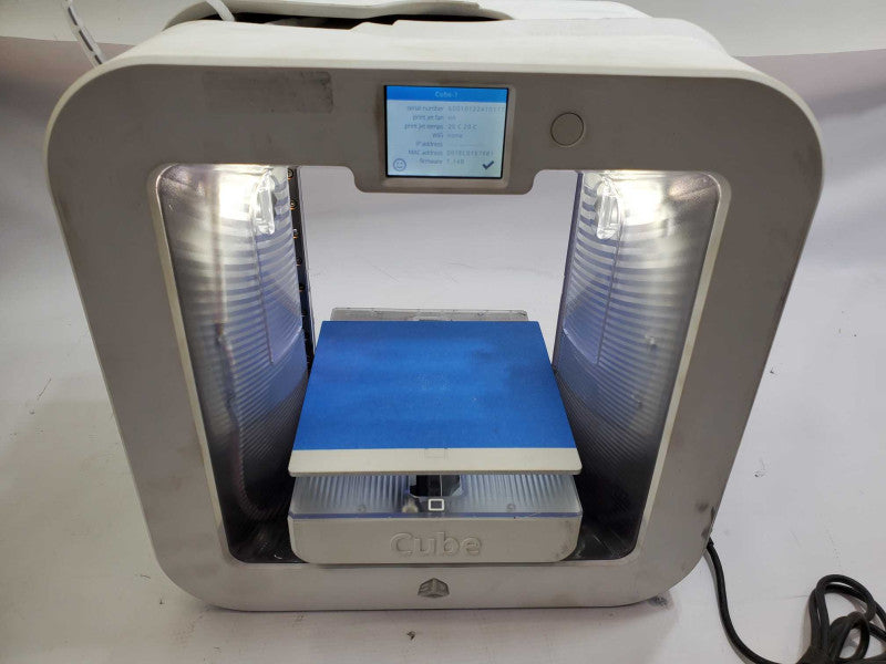 3D Systems Cube Cuber-1 3D Printer, P/N 392200 _ AS-IS )