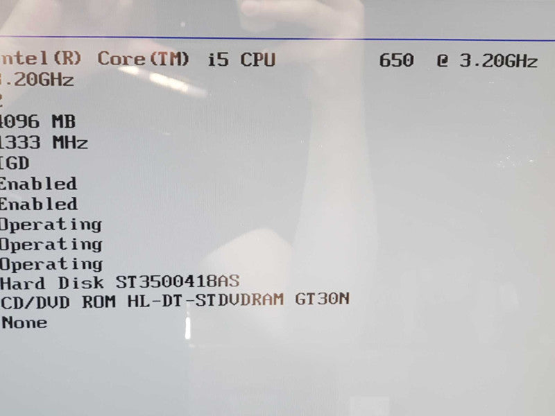 Lenovo M90z ThinkCentre AiO i5-650 3.2GHz 4GB DDR3 500GB HDD (wiped) |