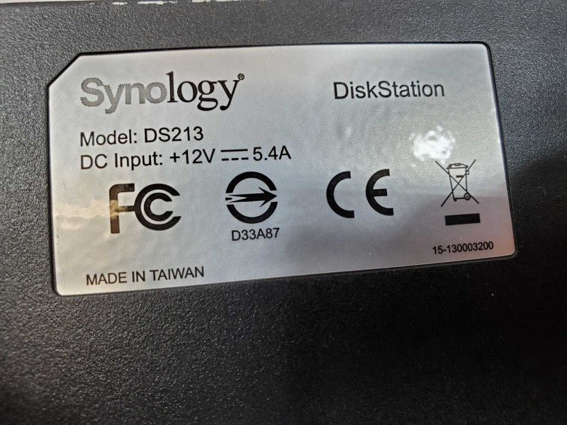 Synology DS213 NAS 2x 3.5\\" No HDD (