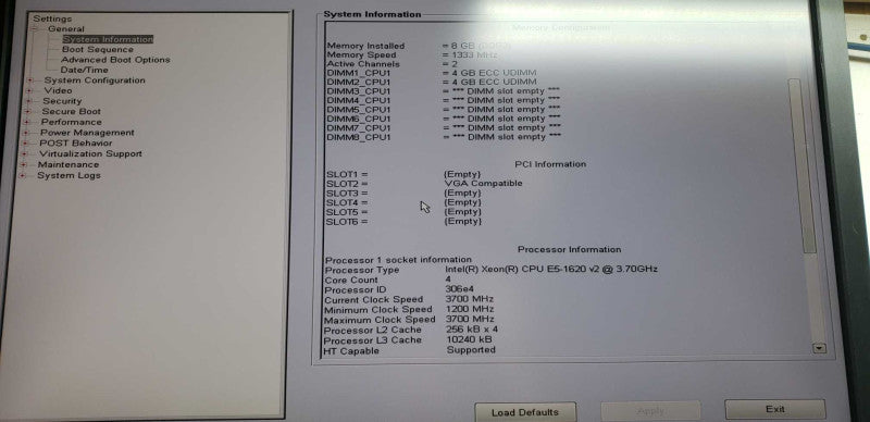 Dell precision T3610 Xeon E5-1620 V2 @ 3.70ghz / 8gb ram / Quadro K4000 #