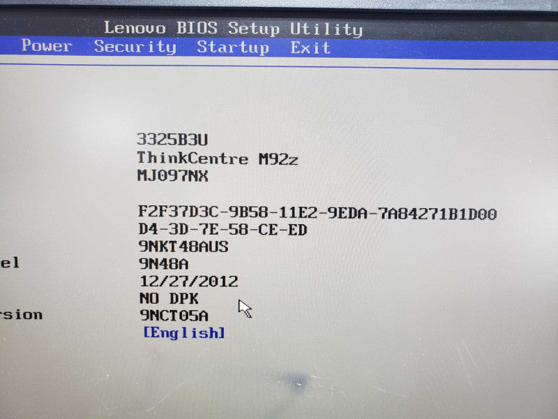 Lenovo ThinkCentre M92z i5-3470T@2.9GHz 2GB DDR3 No HDD [