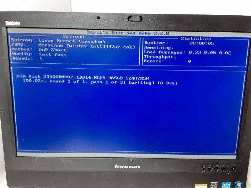 Lenovo ThinkCentre M92z AIO, Core I5-3470T 2.9GHz, 8GB, 500GB HDD, SEE _