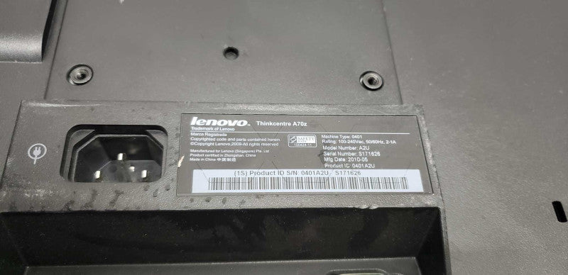 Lenovo Thinkcenter A70z Celeron E3300 @ 2.5ghz / 1gb ram / no hdds #