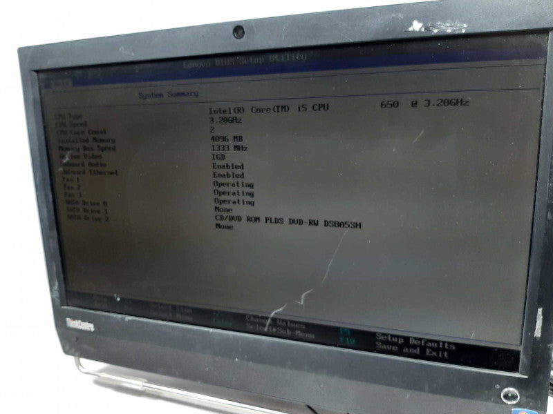 Lenovo ThinkCentre M90z AIO Intel i5-650 3.20GHz/4GB RAM 23\\" NO HDDs ~
