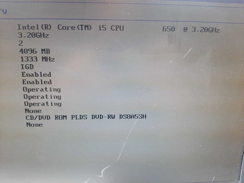 Lenovo ThinkCentre M90z AIO Intel i5-650 3.20GHz/4GB RAM 23\\" NO HDDs ~