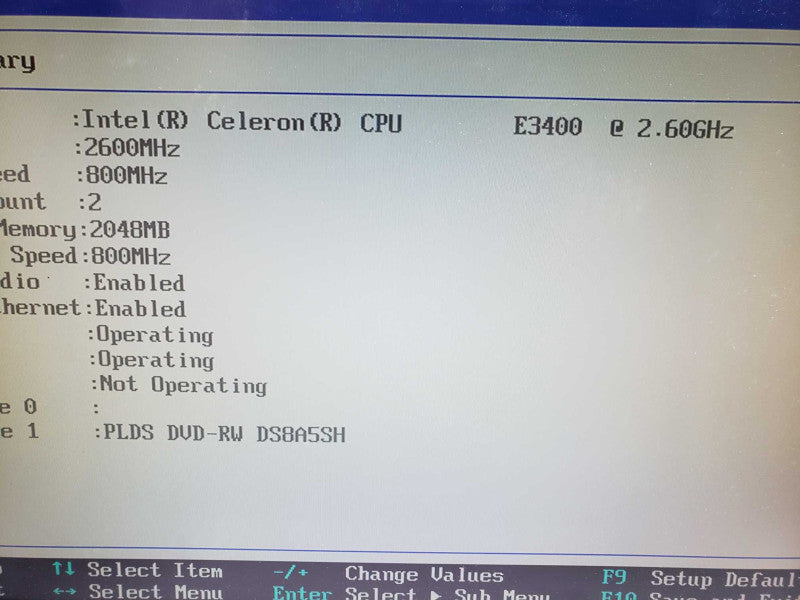 Lenovo ThinkCentre A70z AIO E3400@2.6GHz 2GB DDR3 No HDD [
