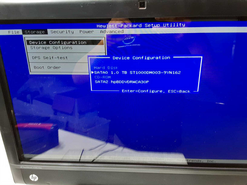 HP TouchSmart 9300 Elite AIO PC, Core I7-2600 3.4GHz, 8GB, 1TB HDD, No OS _
