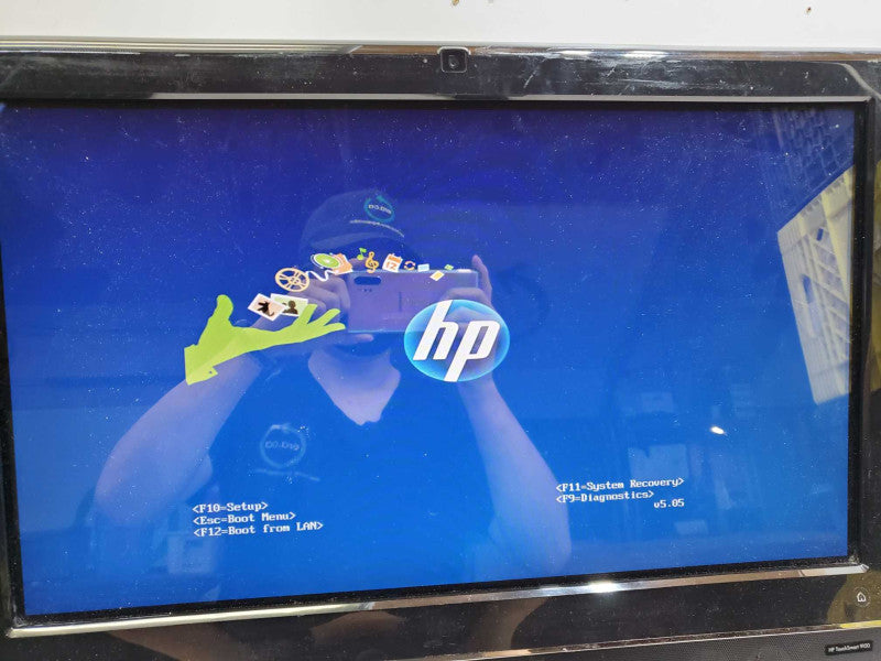 HP TouchSmart 9100 AIO 23\\" Intel Core 2 Duo T6570 2.10GHz 4GB RAM 250GB HDD )