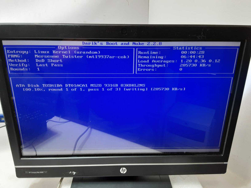 HP Compaq Elite 8300 AIO, Core I7-3770 3.4GHz, 8GB RAM, TB HDD _