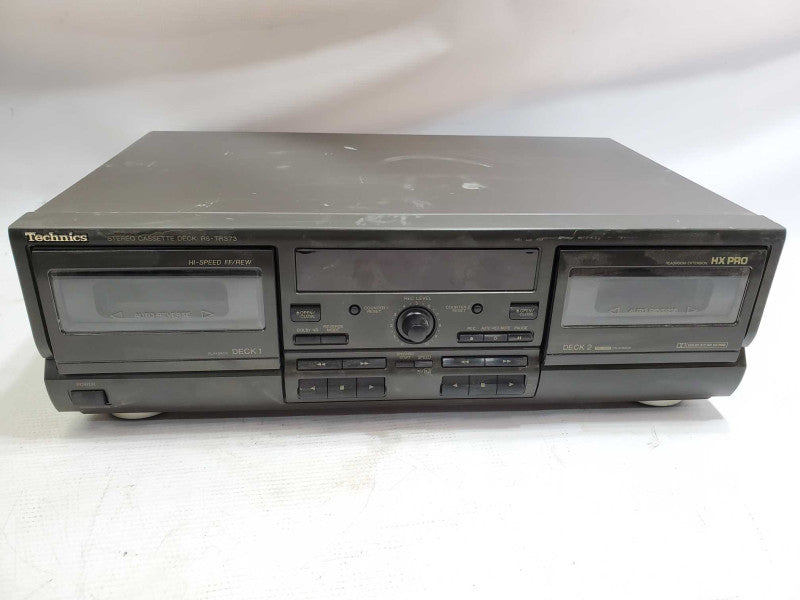 TECHNICS RS-TR373 Twin Cassette Tape Deck **SERVICED FULLY WORKING** )