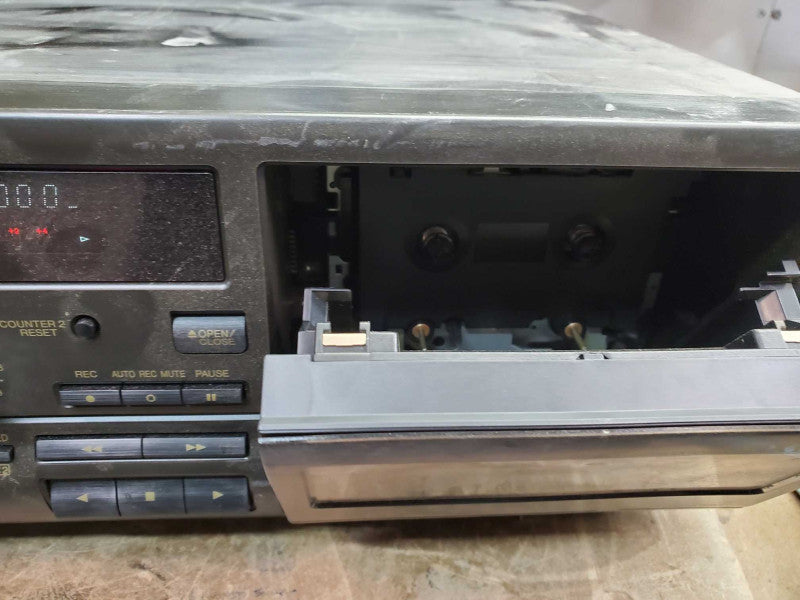 TECHNICS RS-TR373 Twin Cassette Tape Deck **SERVICED FULLY WORKING** )