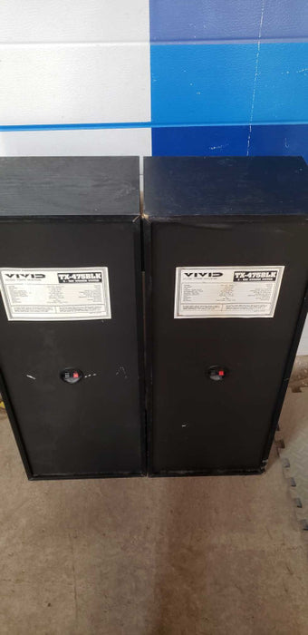 vivid tx-475blk floor speakers (left/right pair) / tested and working good #