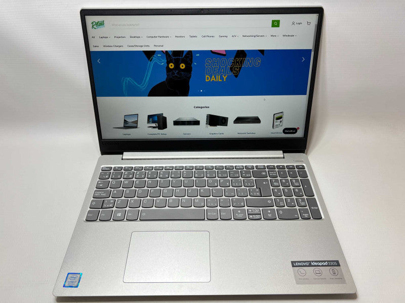 Lenovo IdeaPad 330S with i7-8550U CPU 8GB RAM & 500GB SSD Storage -