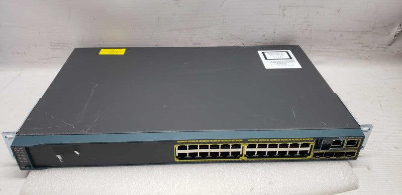 Cisco WS-C2960S-24TS-L 24 x Ports, 4 x SFP LAN Lite Switch, FACTORY RESET #