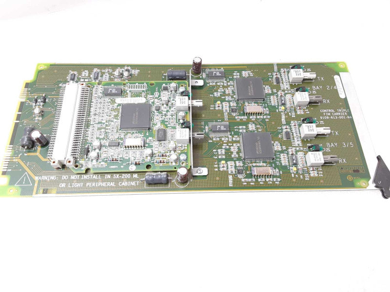 Mitel controller triple FIM carrier 9109-613-001-NA with MM820 card _