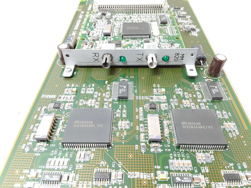 Mitel controller triple FIM carrier 9109-613-001-NA with MM820 card _