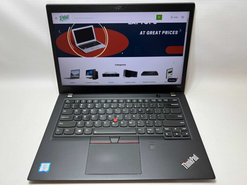 Lenovo T480s with i7-8650U CPU 24GB RAM & 256GB SSD -