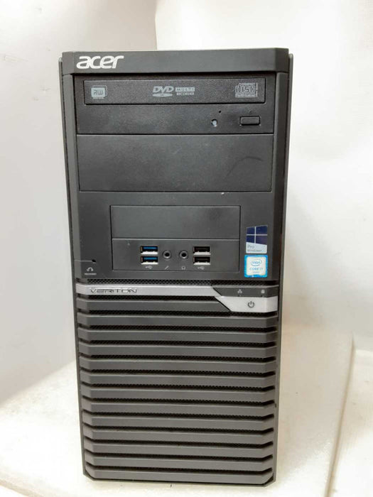 Acer Veriton M4640G PC, Core I7-6700 3.4GHz, 8GB RAM, No HDD, 2x HDD Trays _