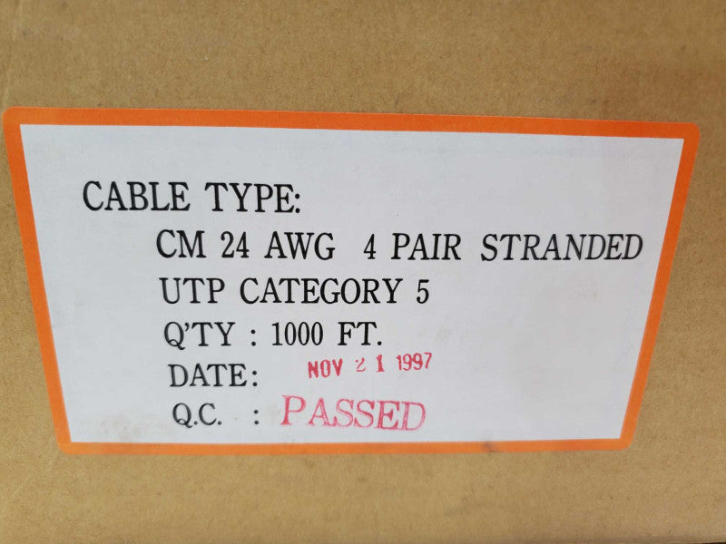 Cable Master CM 24AWG Patch Cord CAT5 (