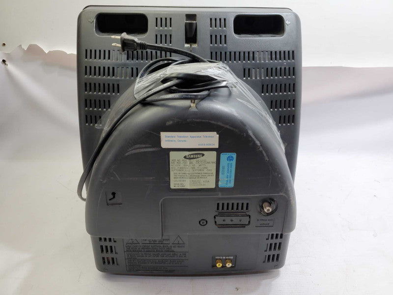 Vintage Samsung CXJ1331 CRT VHS VHF Combo Television 2000_ Power-on tested )