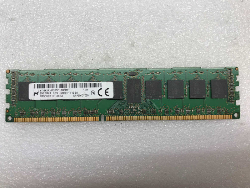 Micron 8gb 2Rx8 PC3L-12800R Memory Module MT36KSF1G72PZ-1G6K1 (