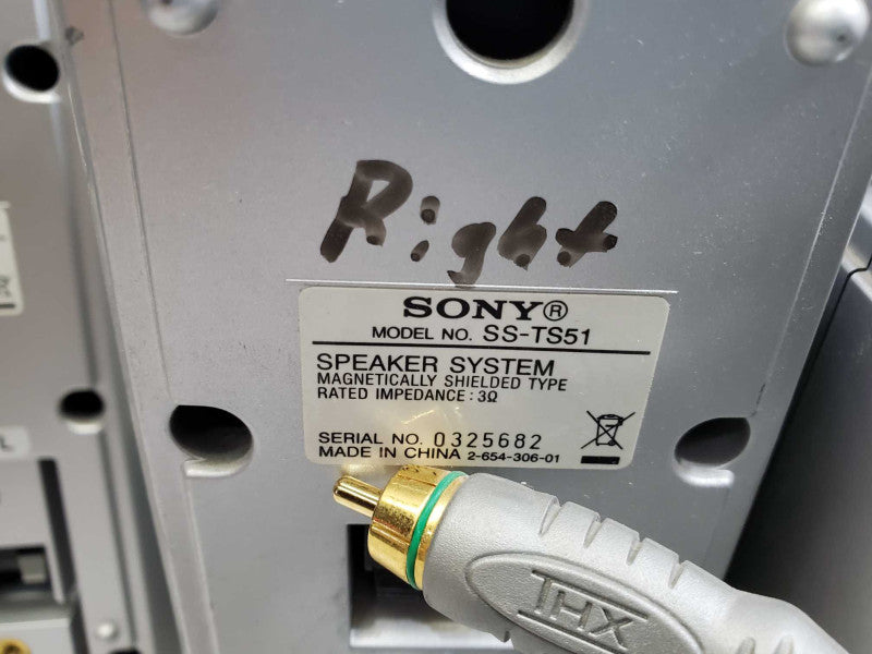 Sony HCD-DX315 Home Theater Receiver w/ Speakers Set & Cables & Remote )