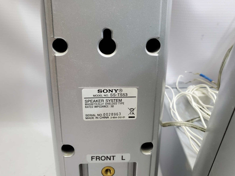 Sony HCD-DX315 Home Theater Receiver w/ Speakers Set & Cables & Remote )