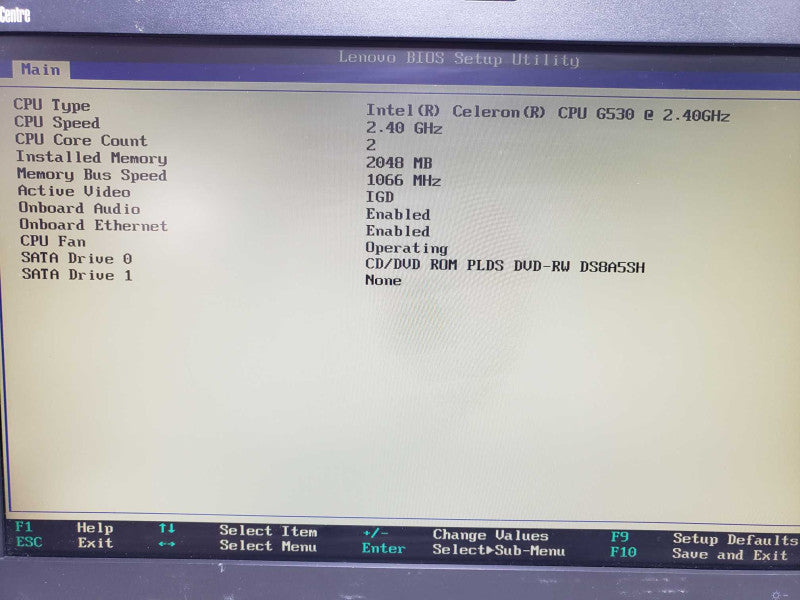 Lenovo ThinkCentre M71z G530@2.4GHz 2GB DDR3 No HDD [
