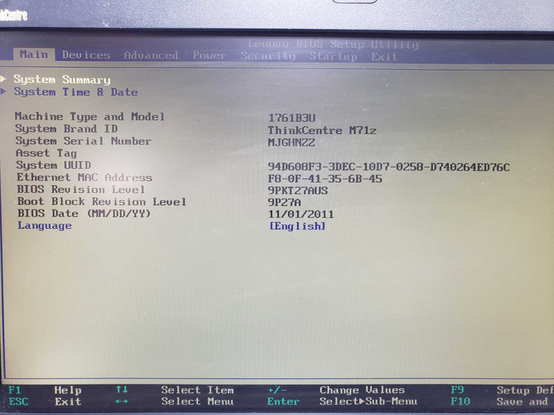 Lenovo ThinkCentre M71z G530@2.4GHz 2GB DDR3 No HDD [