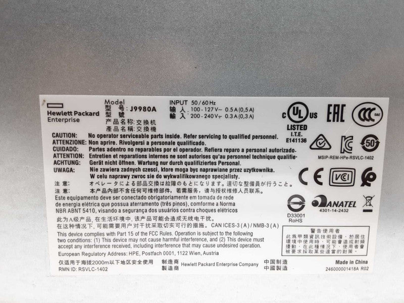 HP office Connect 1820 Series 24-Port Gigabit Switch J9980A _