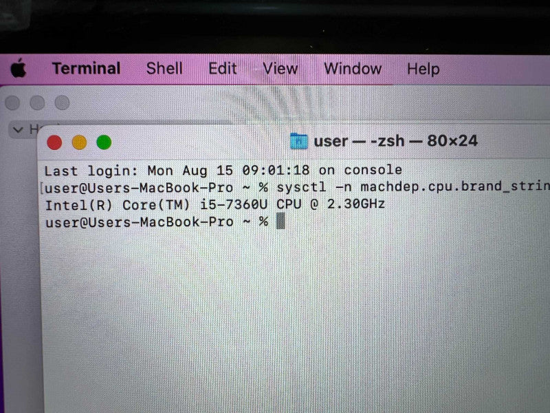MacBook Pro (13-inch) 2017 with i5 CPU @ 2.3GHz 8GB RAM & 128GB Storage READ -