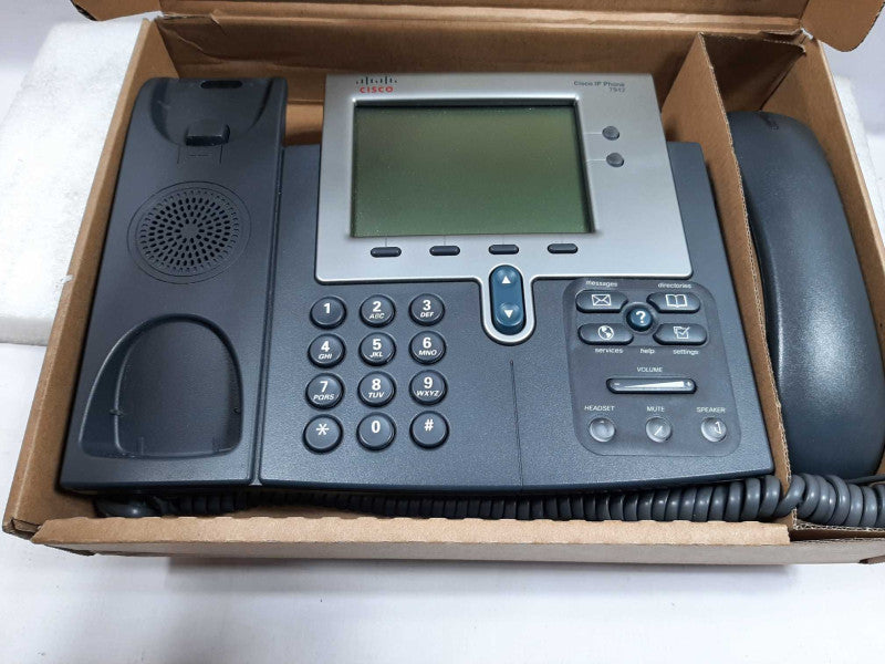CISCO IP PHONE POE 7942 VOIP, FACTORY RESET ~