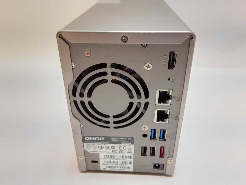 QNAP TS-269L 2-Bay NAS Network Storage Device 2x 3TB HDDs _