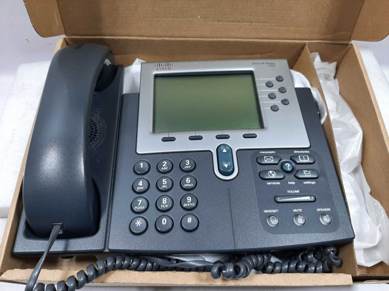 CISCO IP PHONE POE 7962 VOIP, FACTORY RESET ~