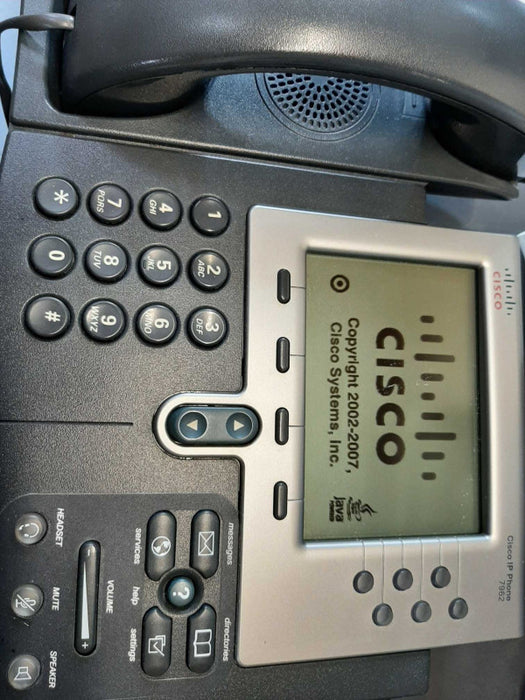 CISCO IP PHONE POE 7962 VOIP, FACTORY RESET ~