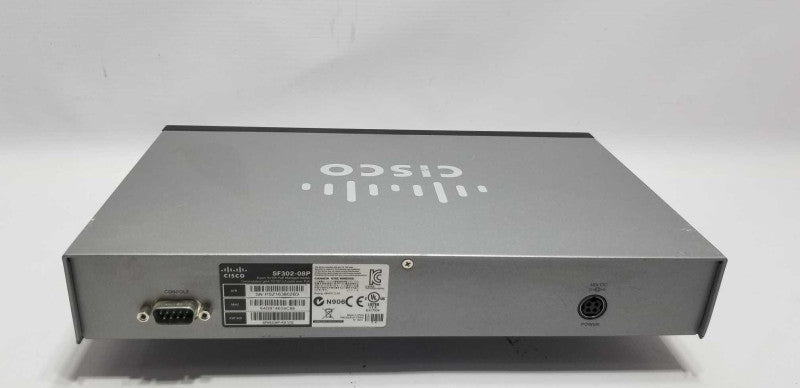 Cisco SF302-08PP 8-Port 10/100 PoE+ Managed Switch SF302-08PPv=