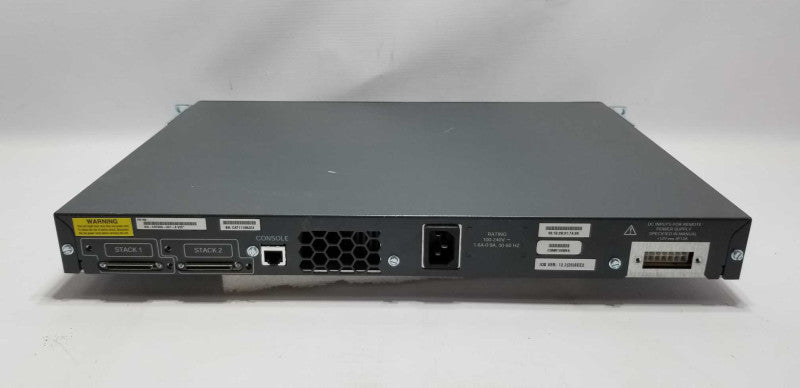 Cisco Catalyst 3750 24-Port 10/100 & 2-Port SFP Network Switch WS-C3750G24TS-S=