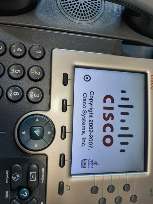CISCO IP PHONE POE 7965 VOIP, FACTORY RESET ~
