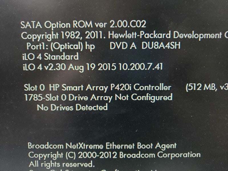 HP ProLiant DL360 G7 2x Xeon E5-2640@2.5GHz 112GB ECC DDR3 SmartArray P420i [
