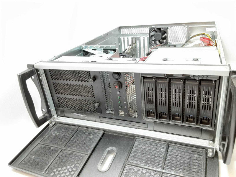 Custom/Asus PC Core I7-5960X 3.0Ghz, 4GB DDR4, 2x PSU, SAS 9266-4i, Read _