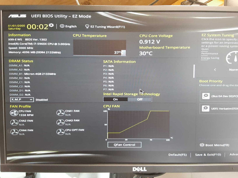 Custom/Asus PC Core I7-5960X 3.0Ghz, 4GB DDR4, 2x PSU, SAS 9266-4i, Read _
