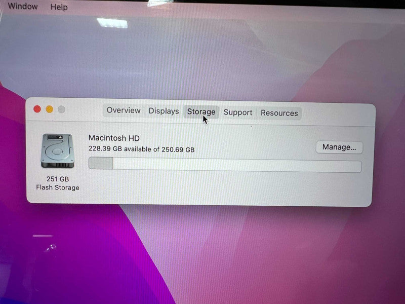 MacBook pro (13-inch) 2016 with i5 CPU @ 2GHz 8GB RAM & 256GB Storage READ -