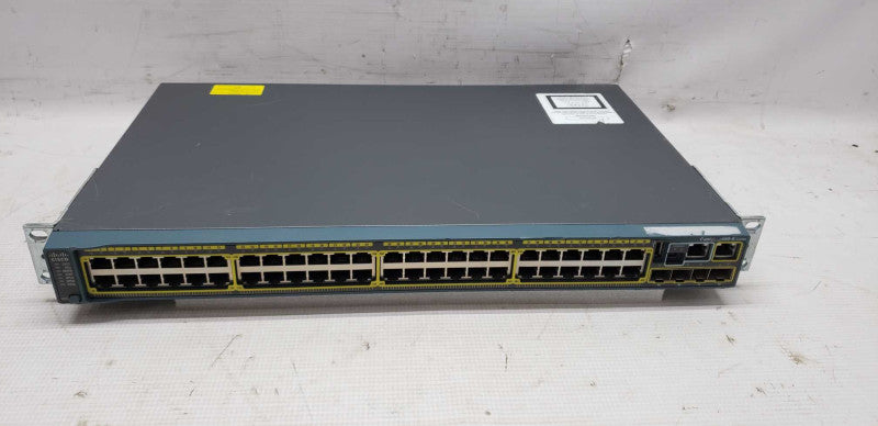 CISCO Ws-C2960S-48TS-L V05 48-Port Gigabit Ethernet Switch / FACTORY RESET #