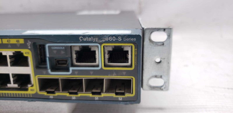 CISCO Ws-C2960S-48TS-L V05 48-Port Gigabit Ethernet Switch / FACTORY RESET #