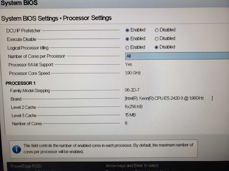 Dell PowerEdge R320 Xeon E5-2420@1.9GHz  16GB ECC DDR3 RAID PERC H710 Mini [