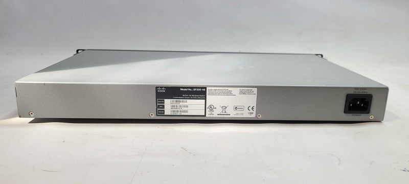 Cisco SF200-48 Smart Switch 48 Ports 10/100 2x SFPs  $