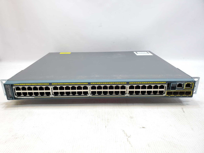 Cisco WS-C2960S-48FPS-L Catalyst 2960-S 48-Port PoE+ Network Switch (