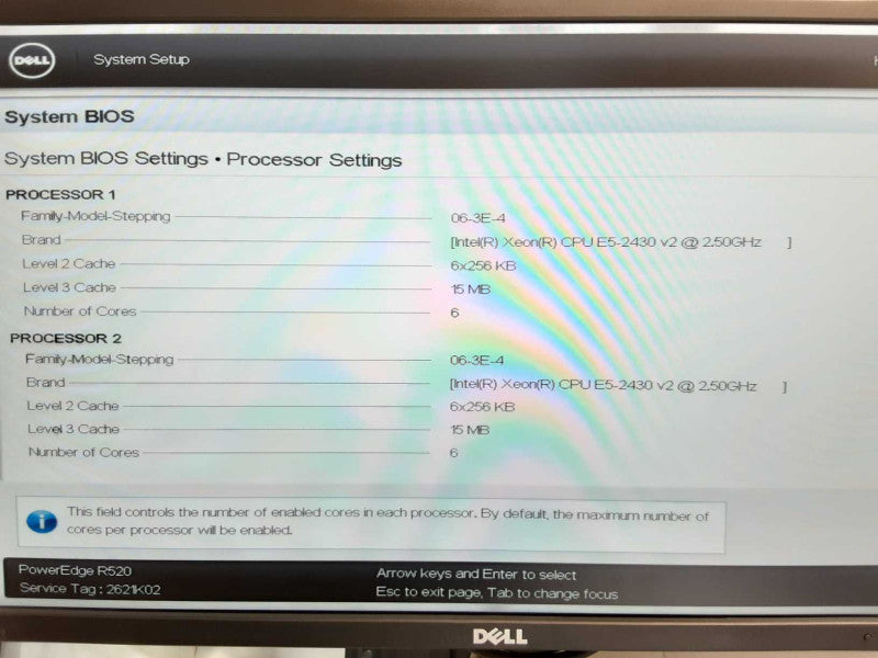 Dell PowerEdge R520, 2x Xeon E5-2430v2 2.5GHz, 96GB RAM, 2x PSU, H710 Mini _