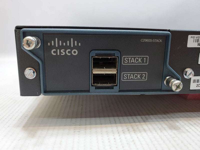 Cisco WS-C2960S-48FPS-L Catalyst 2960-S 48-Port PoE+ Network Switch (